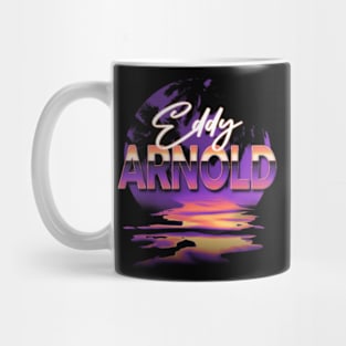 Classic Eddy Name Vintage Styles Christmas Purple 70s 80s 90s Mug